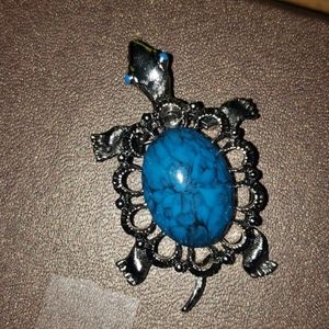 Vintage Signed Gerry Turtle Pin/Pendant/Brooch
